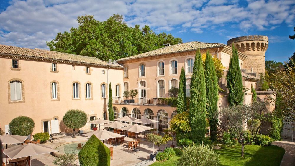 Chateau De Massillan Uchaux Esterno foto